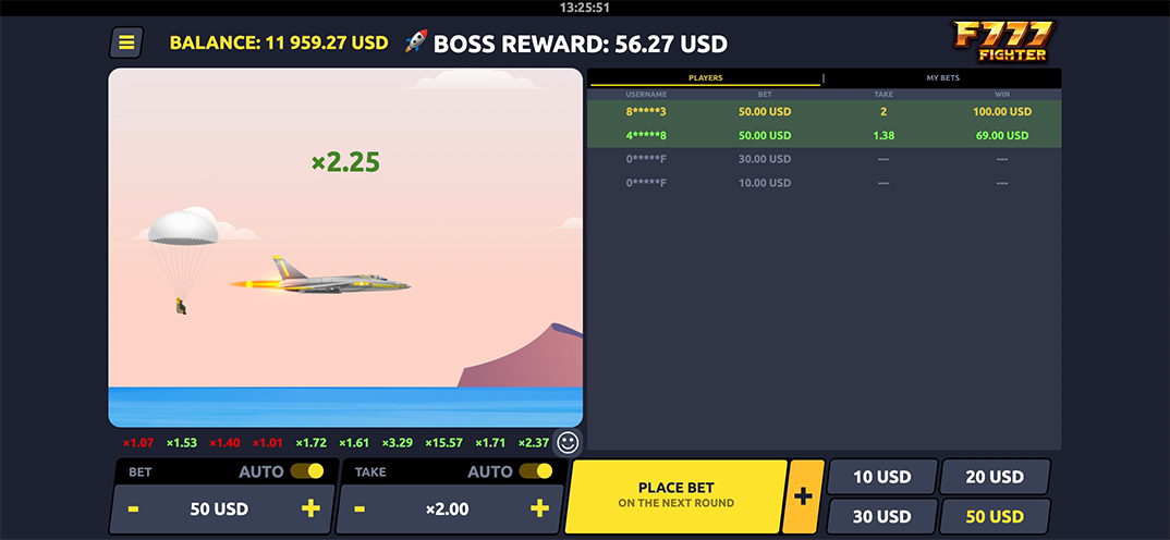 F777 Fighter gameplay screenshot 2