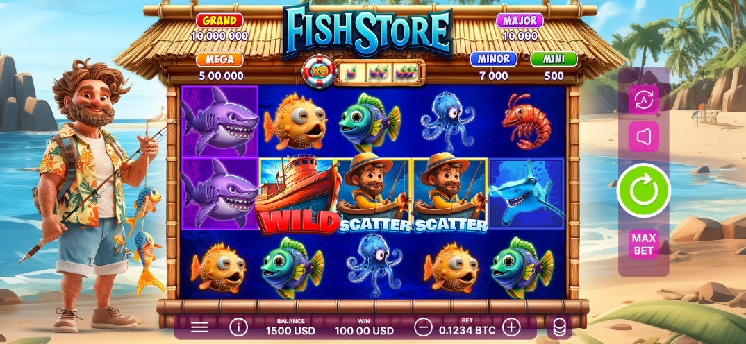 Fish store gameplay screenshot 2