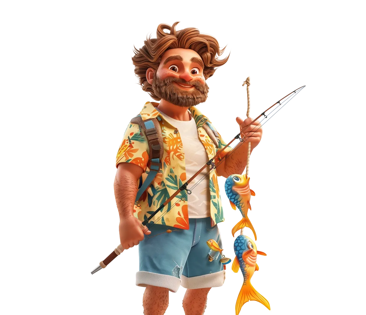 Fish store hero character