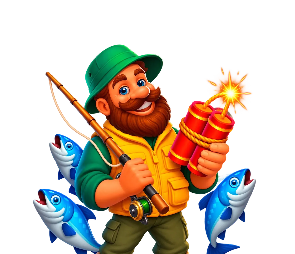 Fishing Splash hero character