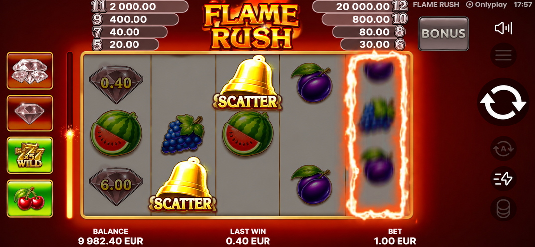 Flame Rush gameplay screenshot 1