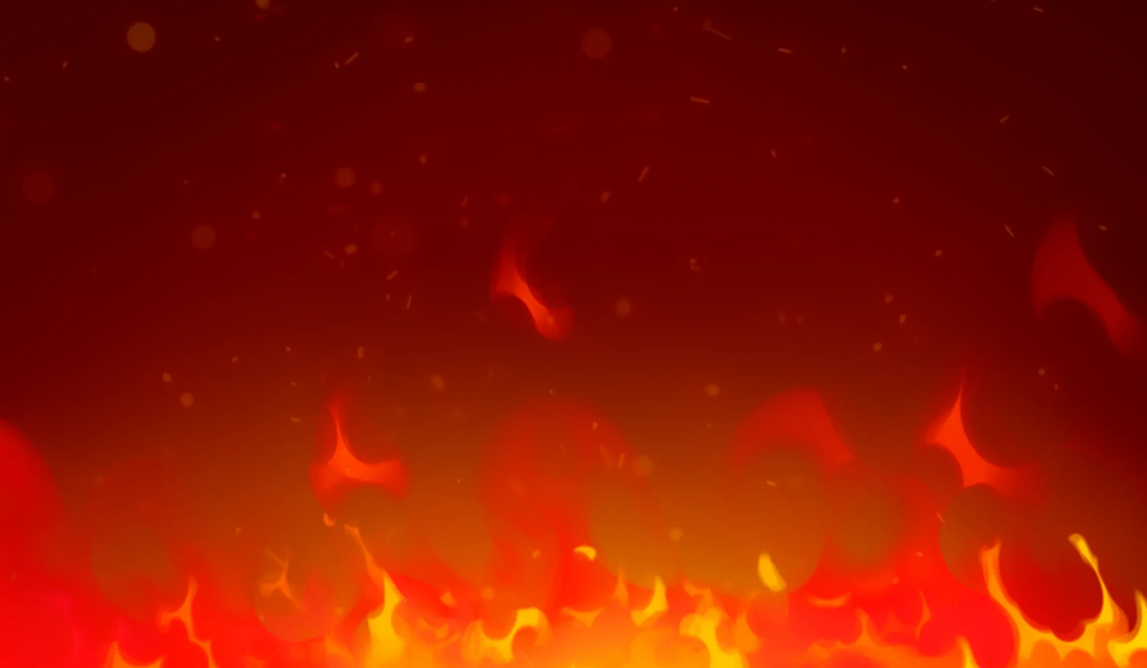 Flame Rush tablet action banner background