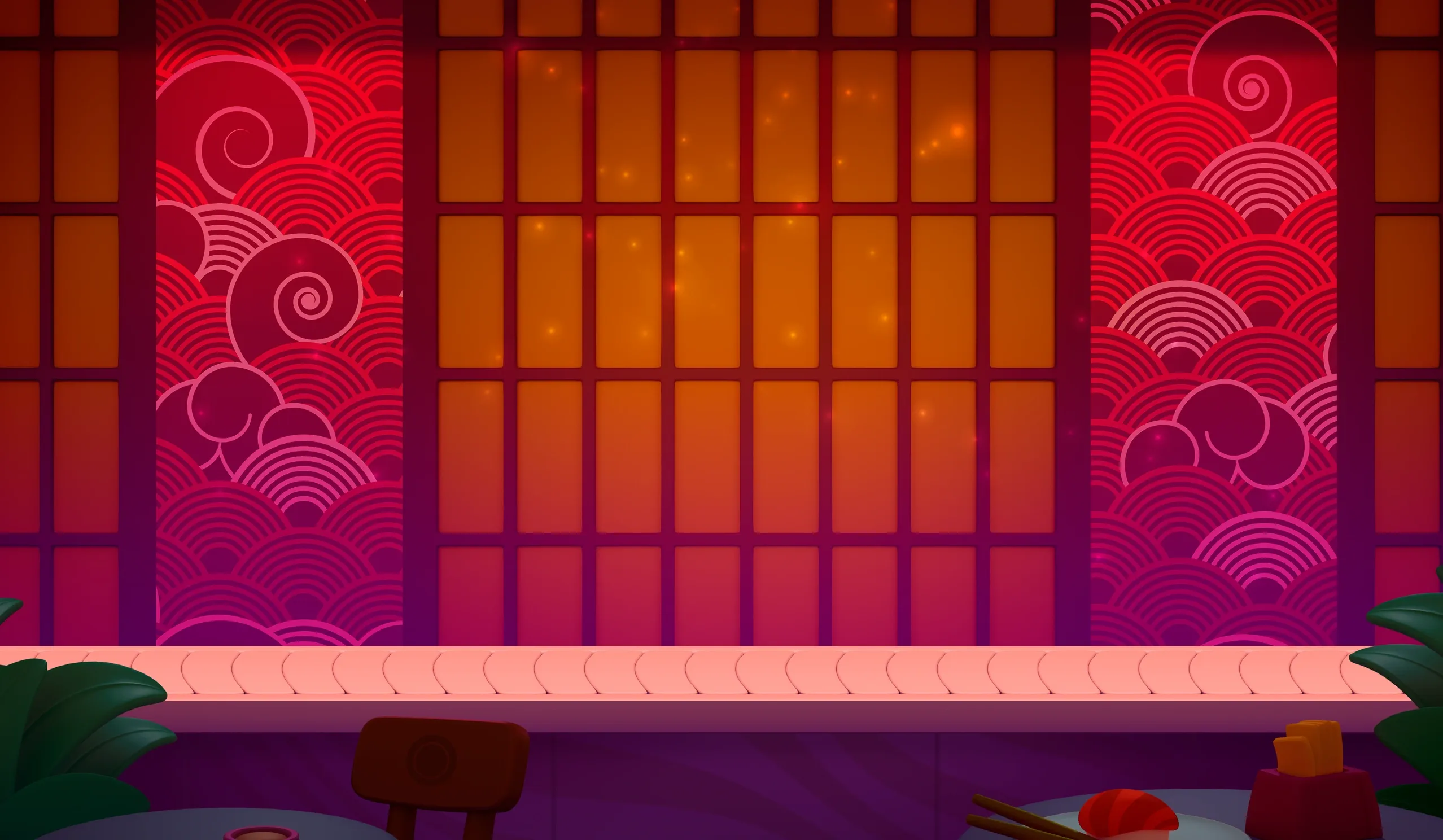 Fortune Chef Panda desktop action banner background