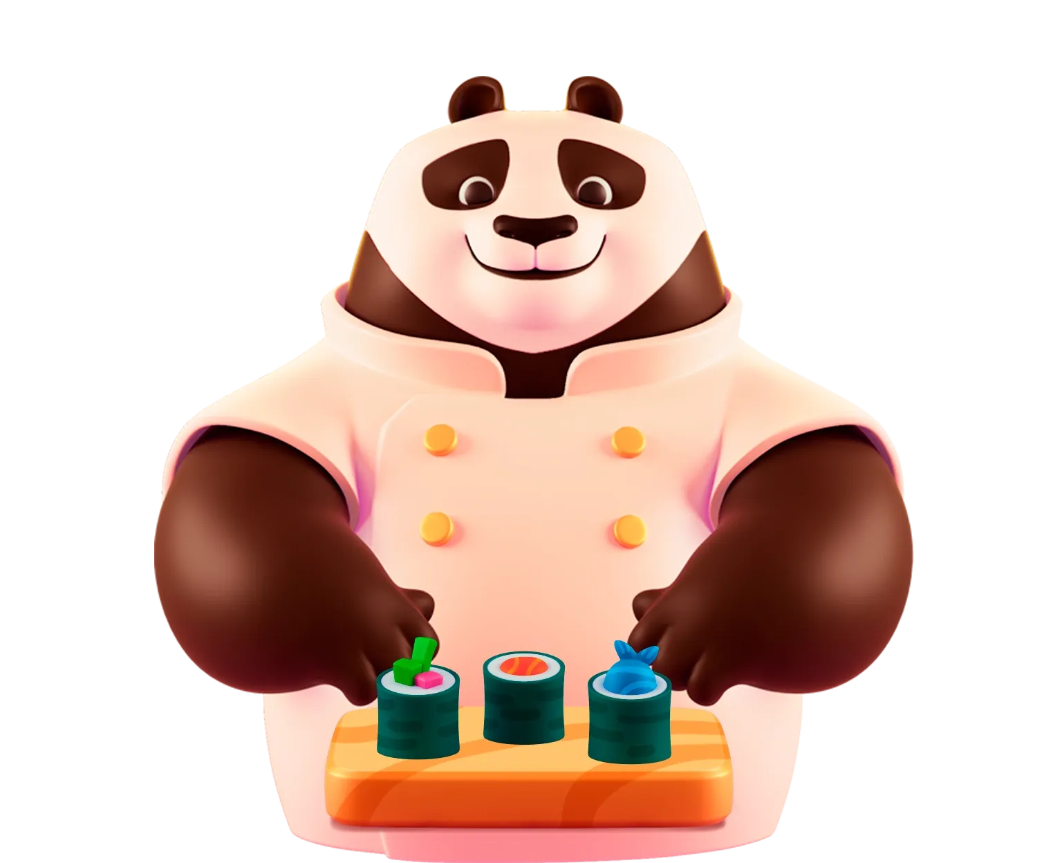 Fortune Chef Panda tablet action banner character