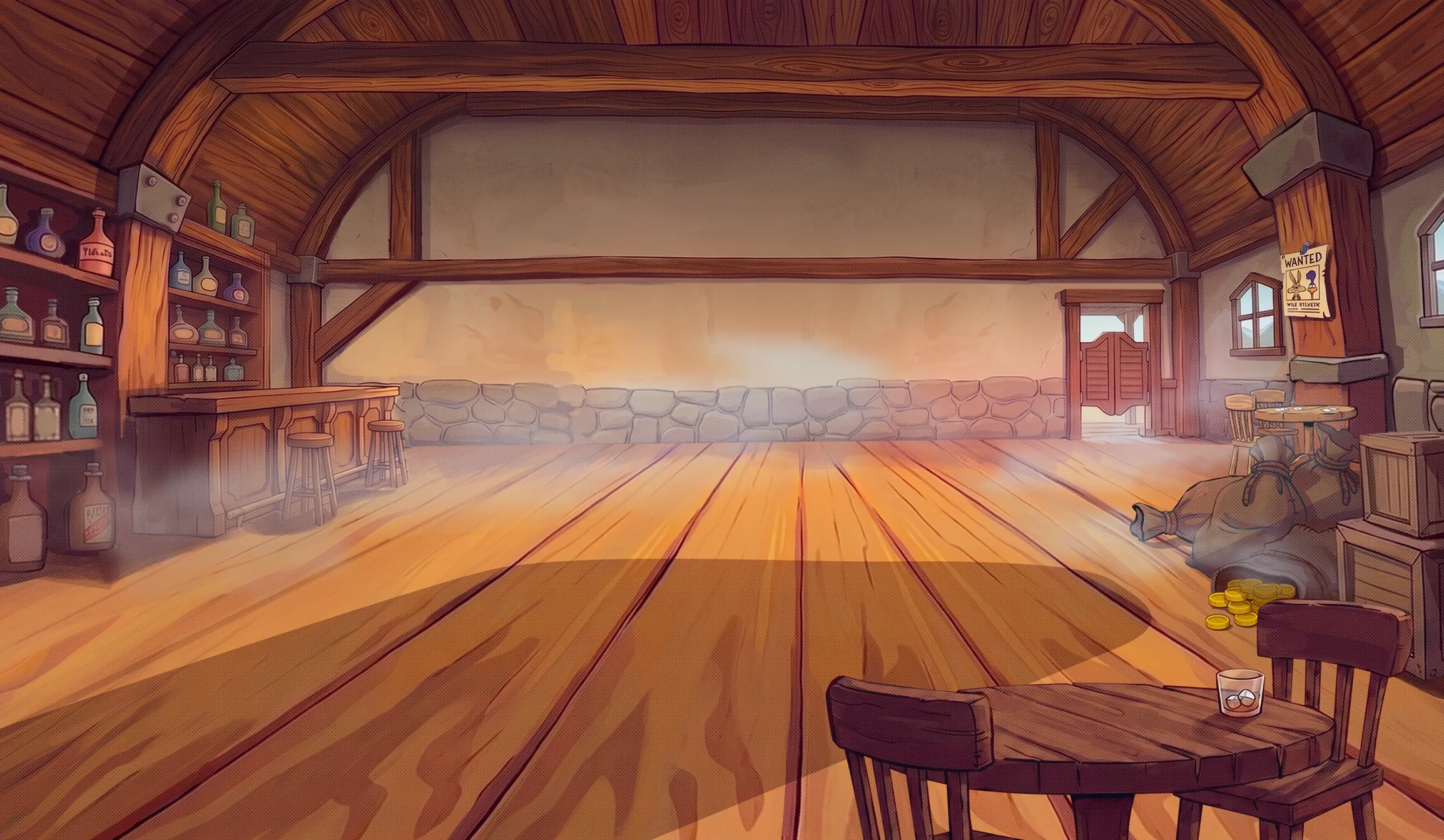 Fox Gold Rush tablet action banner background
