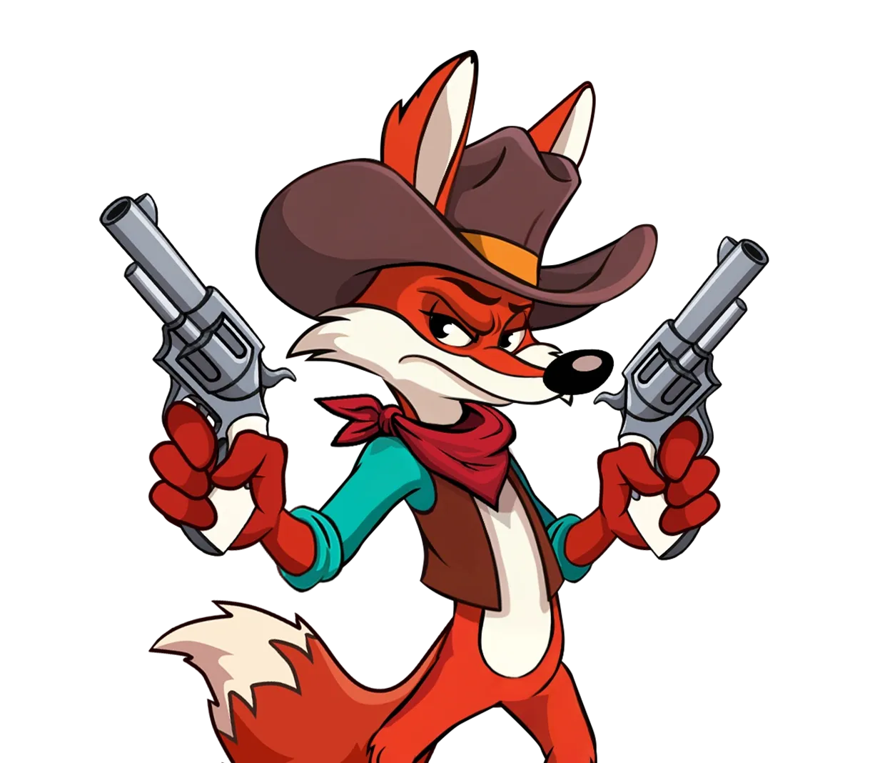 Fox Gold Rush hero character