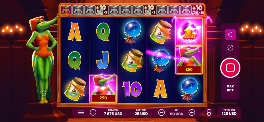 Glamour Crocodile gameplay screenshot 2