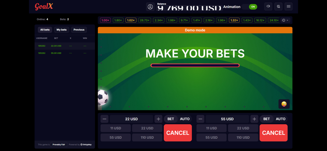 GoalX gameplay screenshot 2