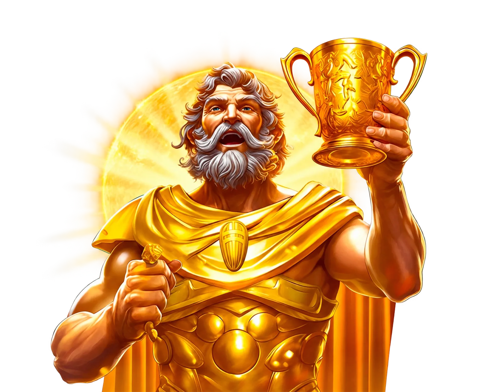 God's Party tablet action banner character