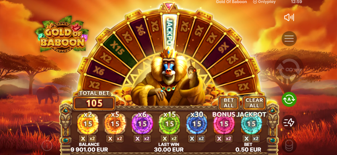 Gold of Baboon gameplay screenshot 1