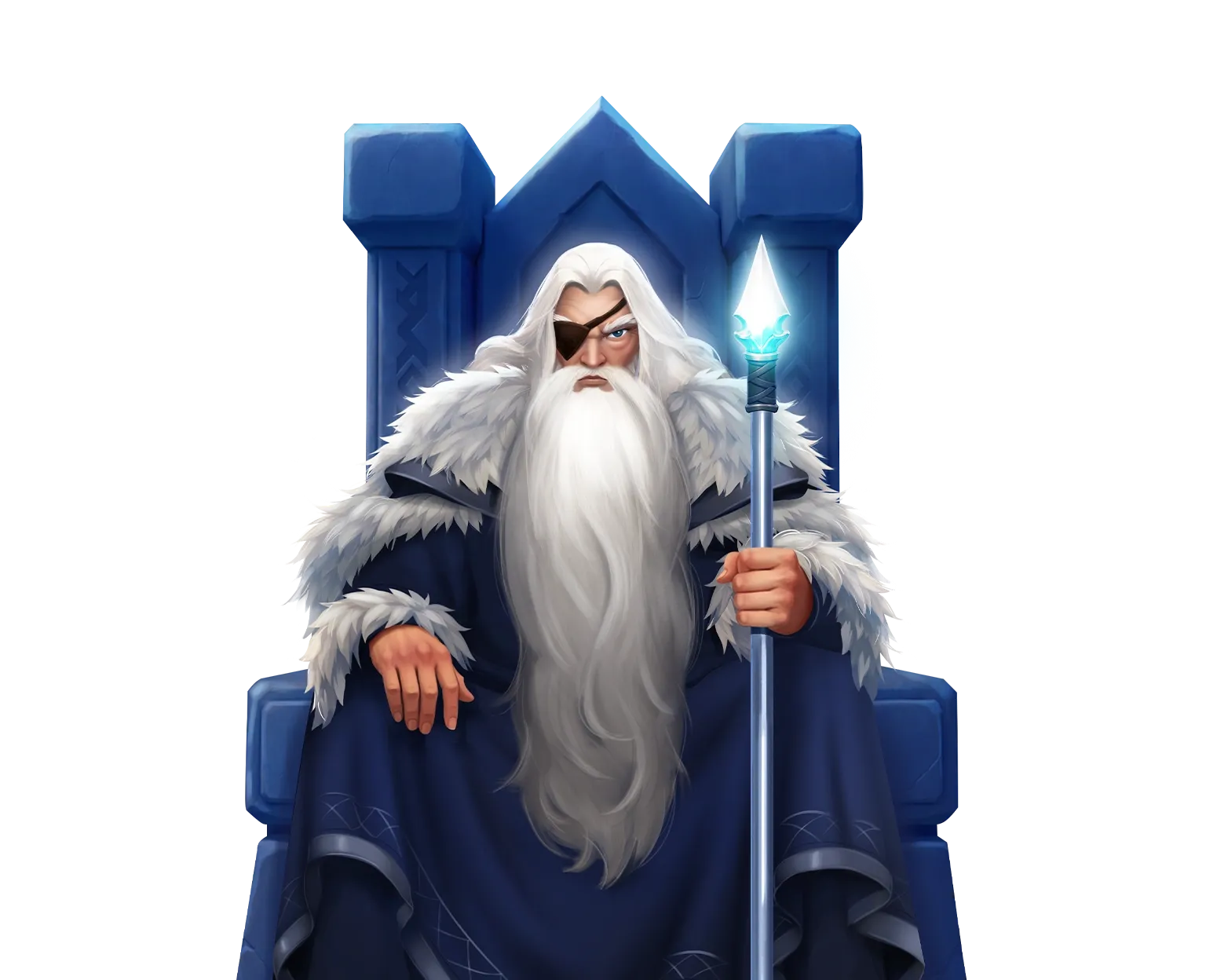 Gold of Odin tablet action banner character