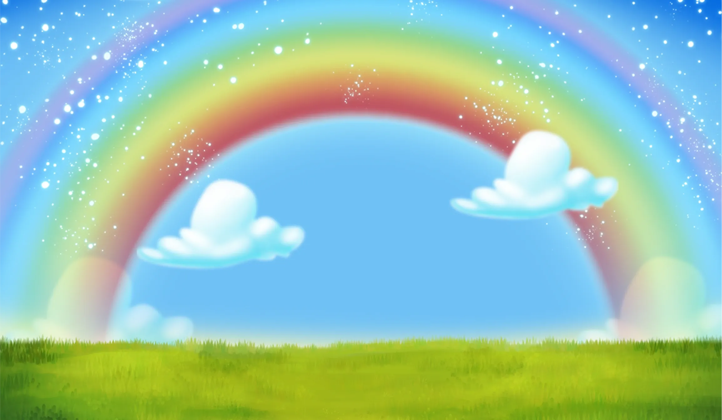 Golden Clover tablet action banner background