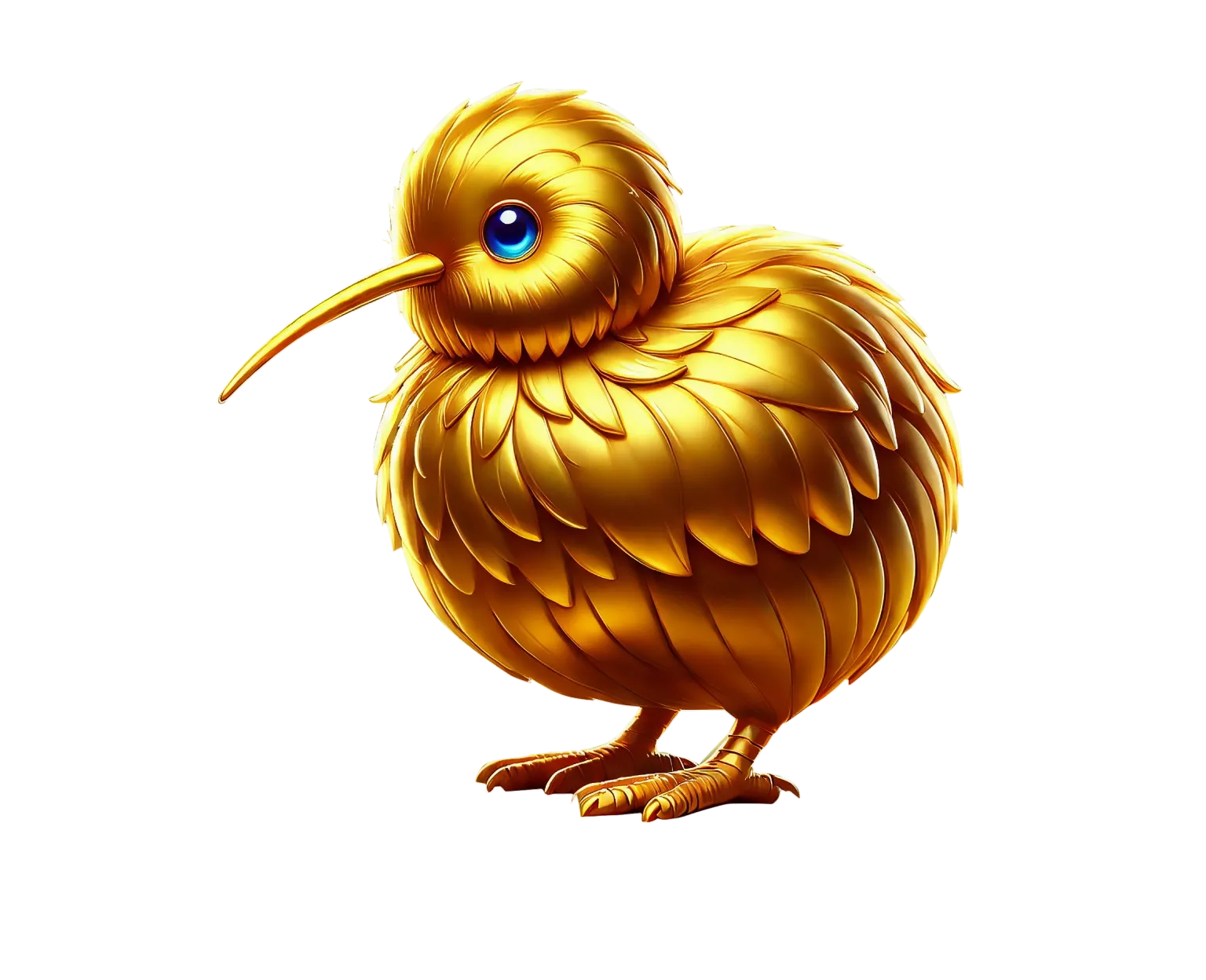 Golden Kiwi tablet action banner character
