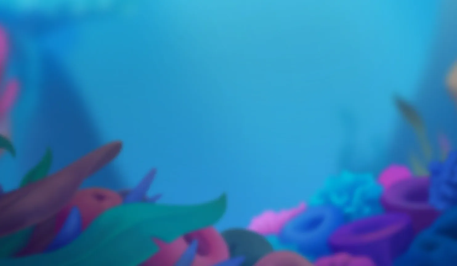 Golden Octopus mobile action banner background