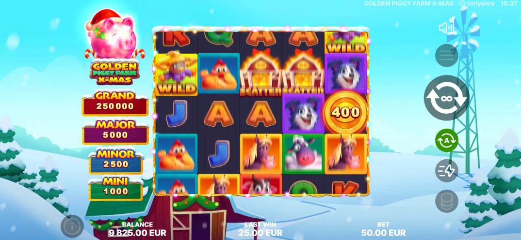 Golden Piggy Farm X-Mas gameplay screenshot 2