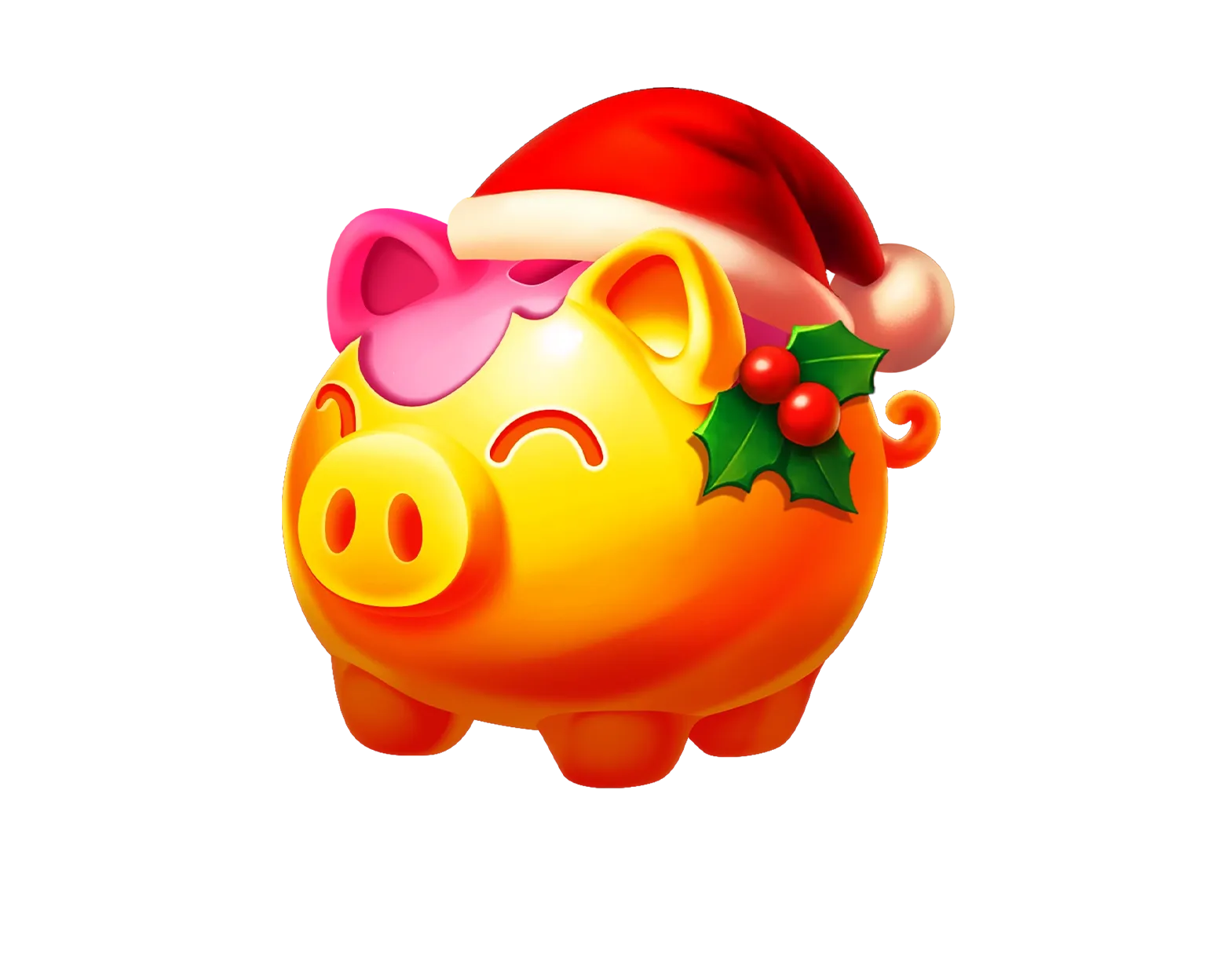 Golden Piggy Farm X-Mas tablet action banner character