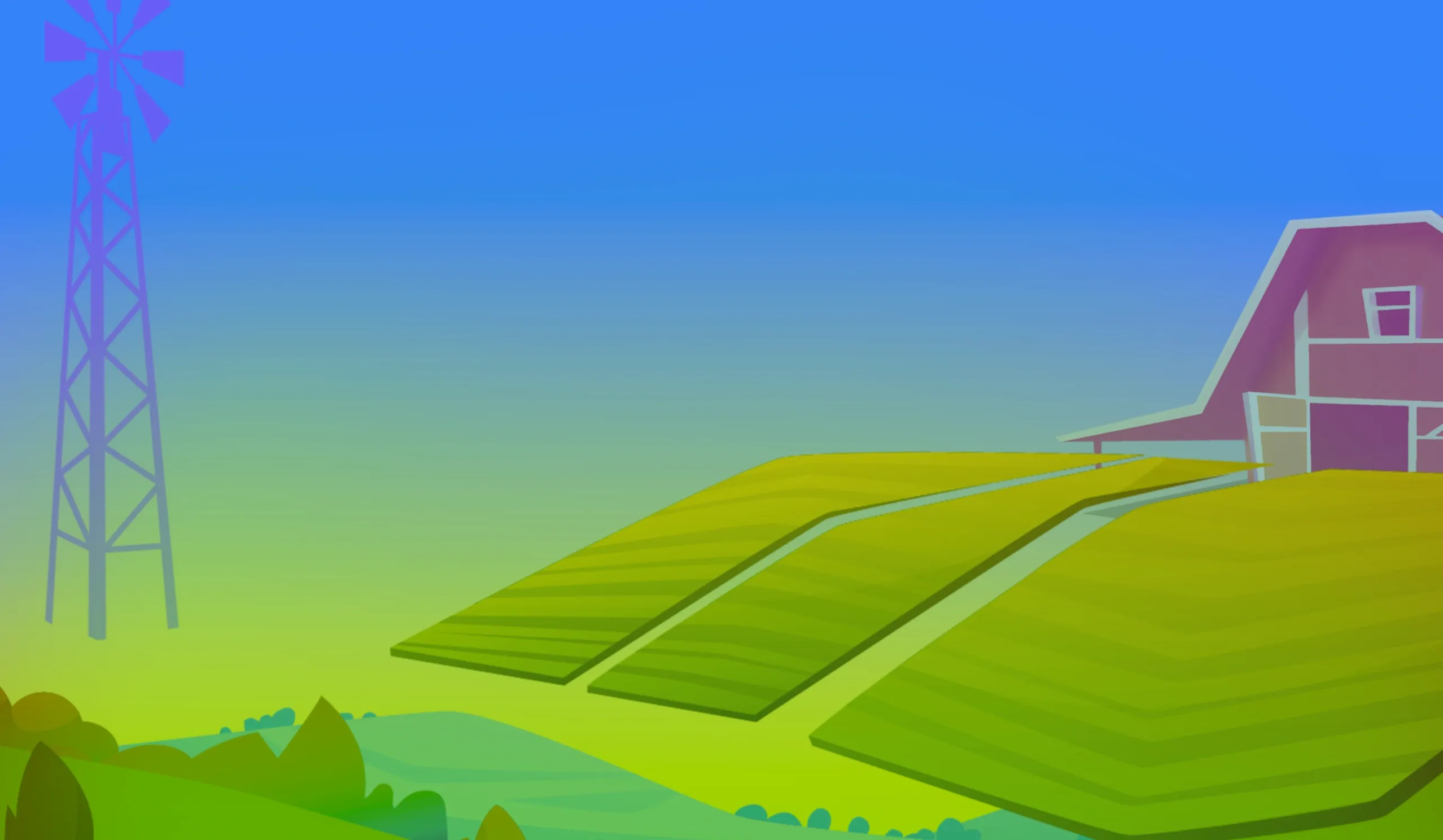 Golden Piggy Farm desktop action banner background
