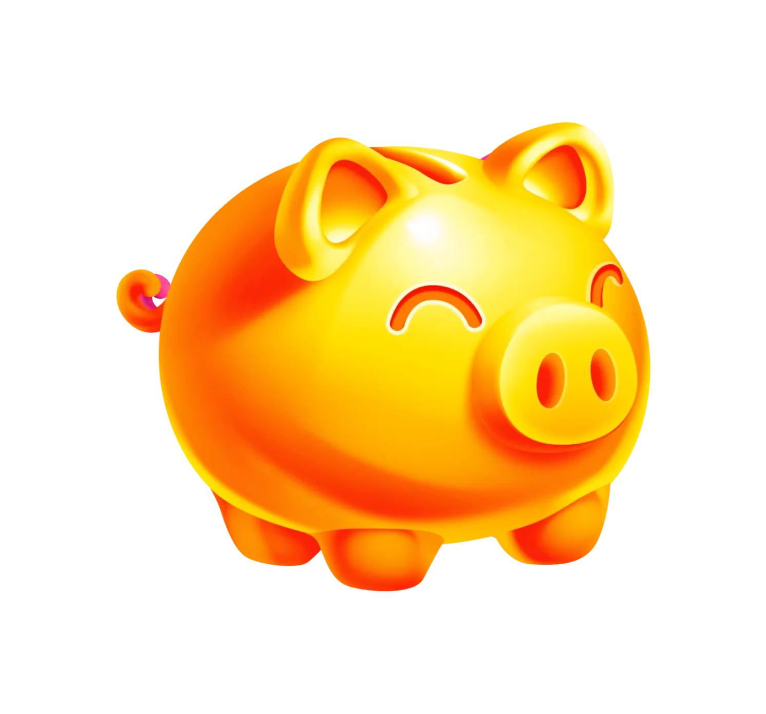 Golden Piggy Farm desktop action banner character