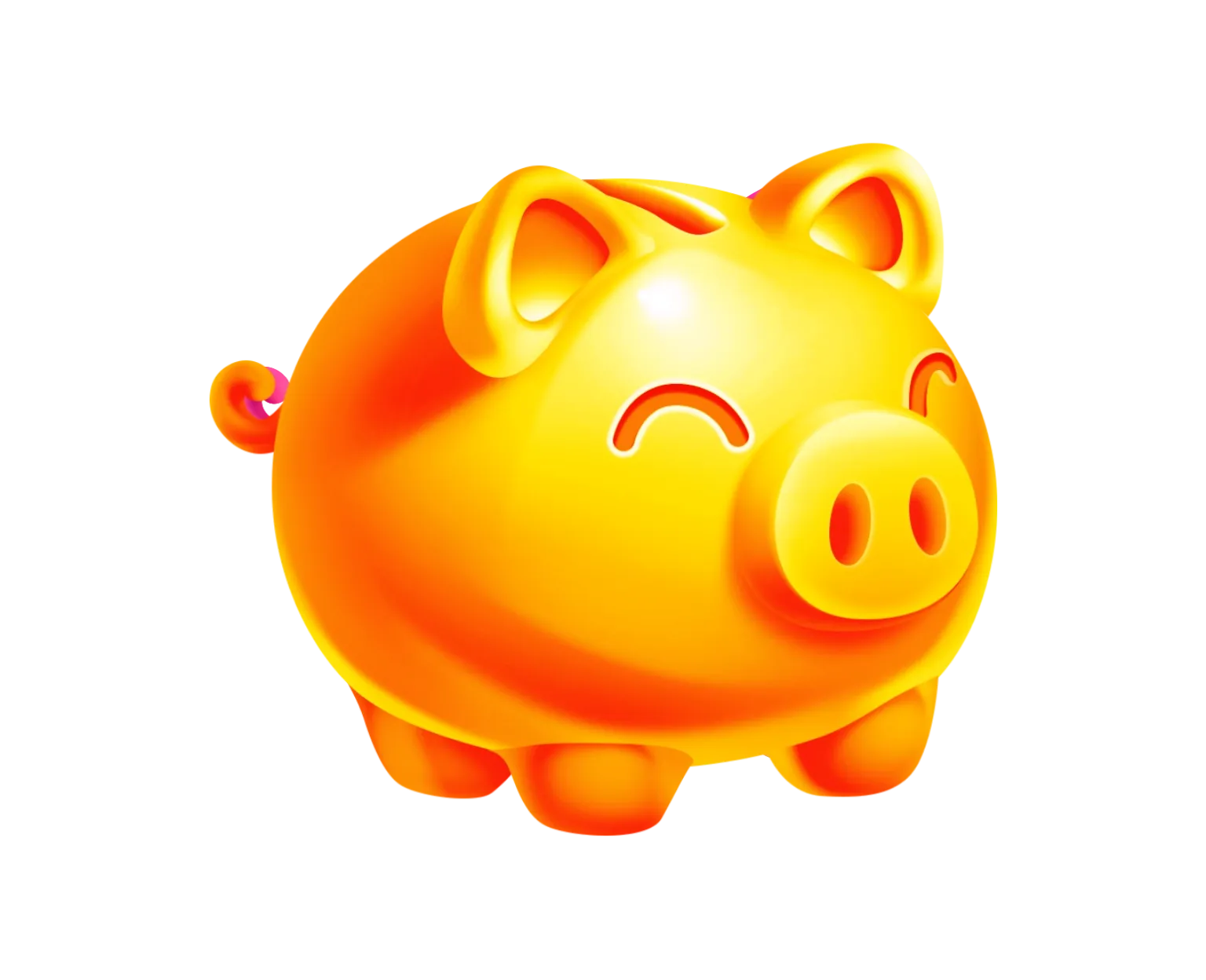 Golden Piggy Farm tablet action banner character