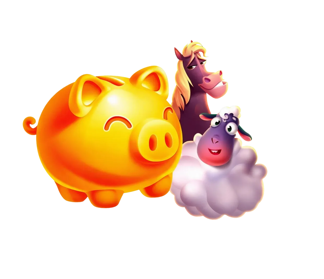Golden Piggy Farm hero character