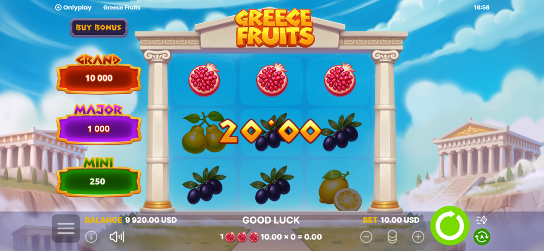 Greece fruits gameplay screenshot 3