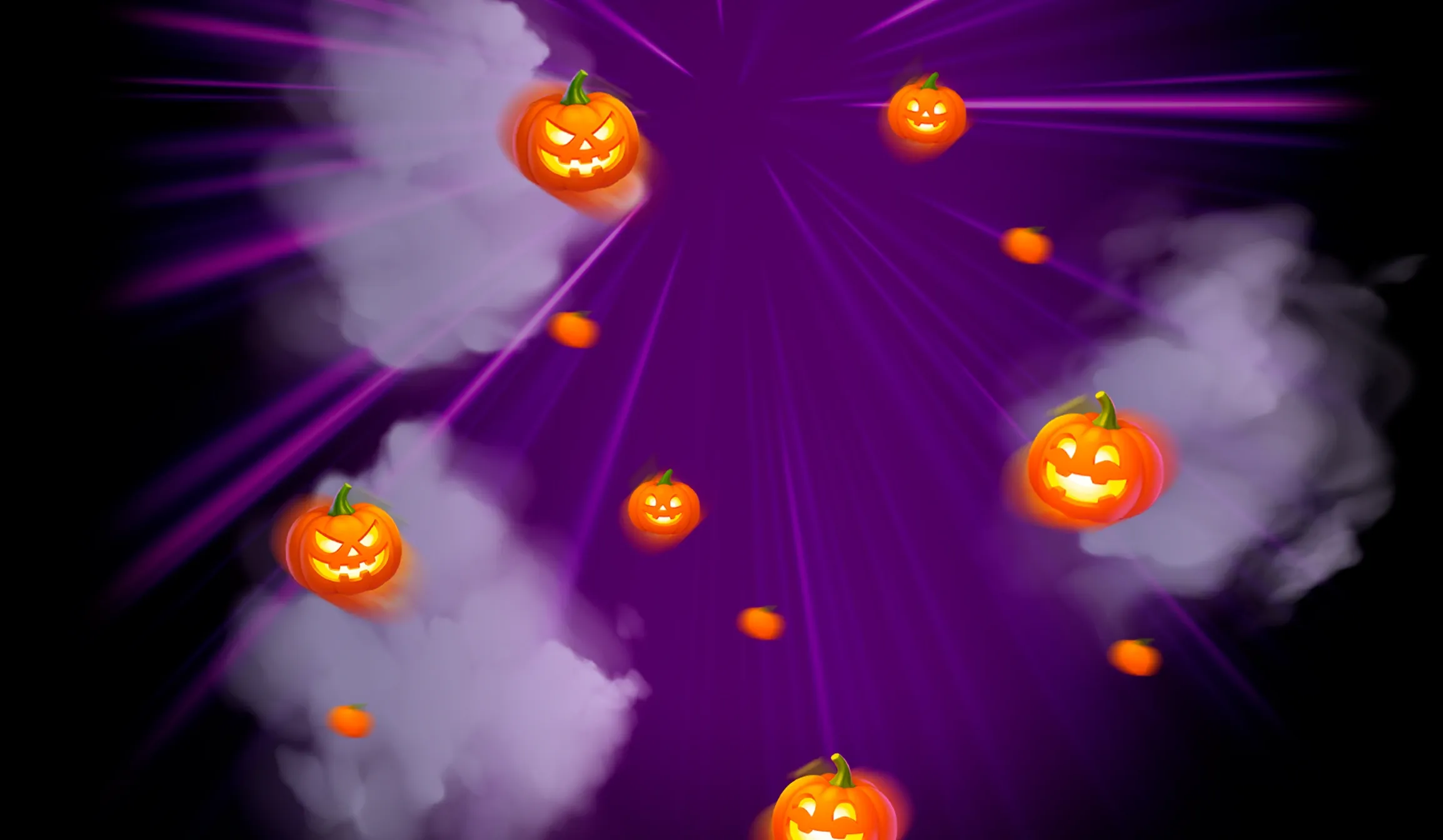 Halloween Train: Hold & Win tablet action banner background
