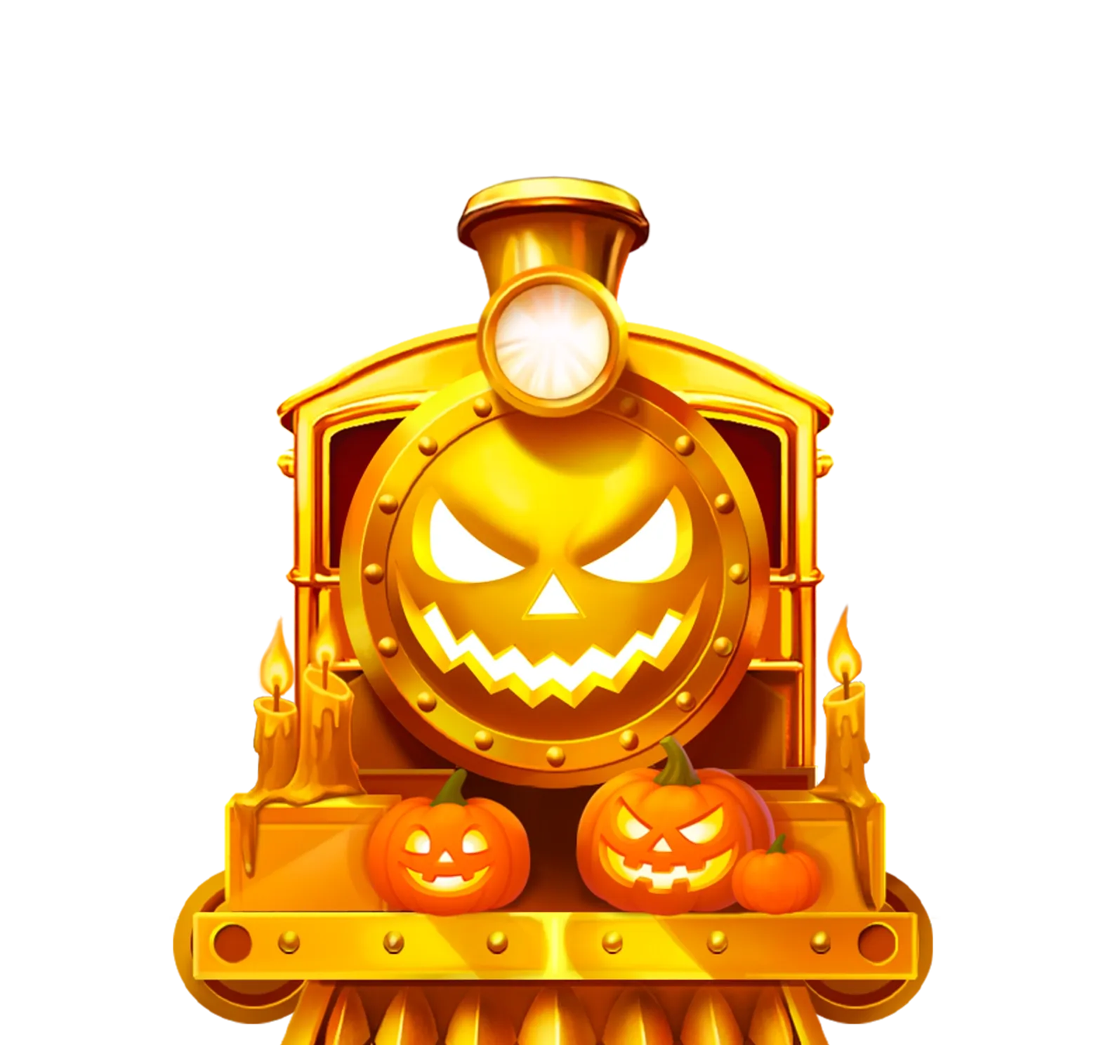 Halloween Train: Hold & Win desktop action banner character