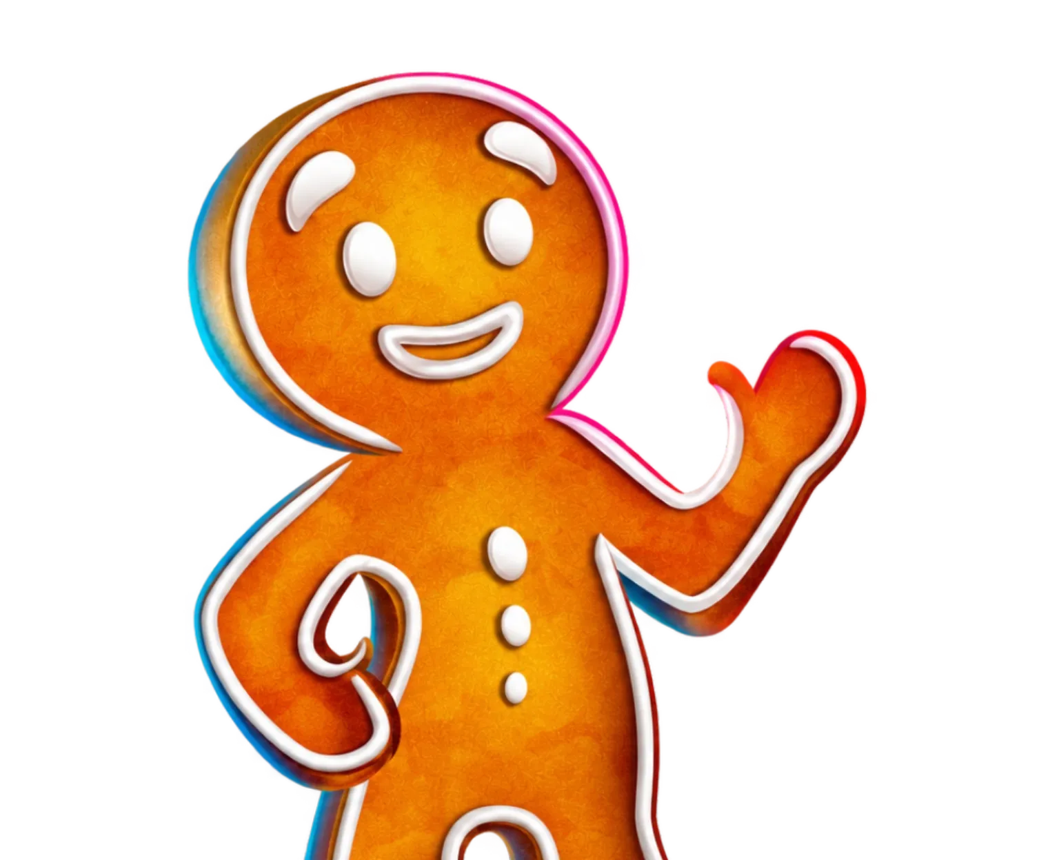 Happy Cookie tablet action banner character
