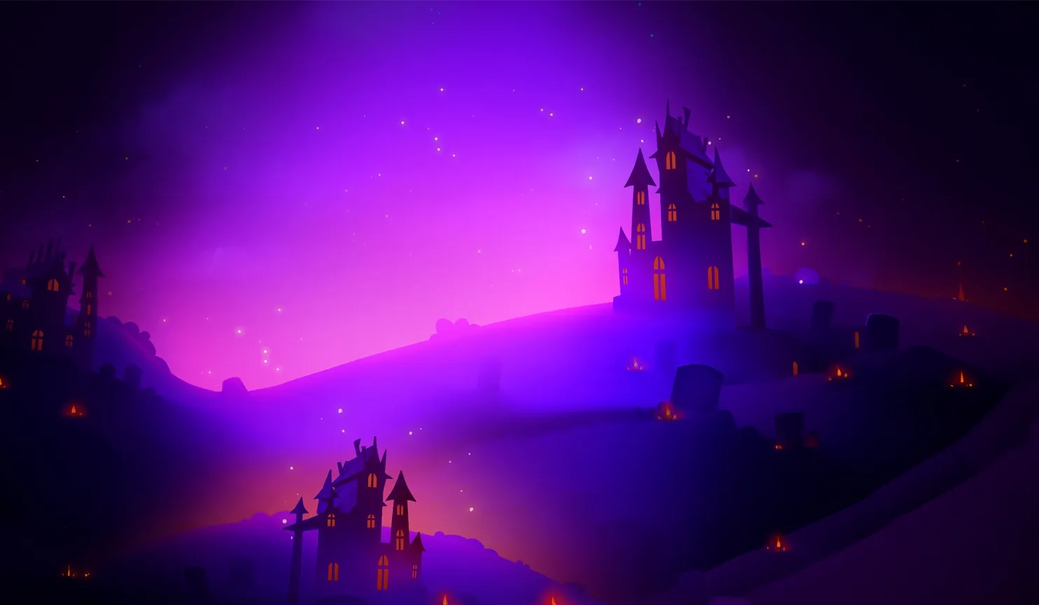 Hit the Vampire mobile action banner background