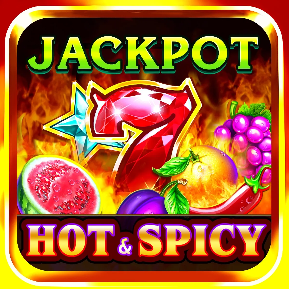 Hot and Spicy Jackpot game card image