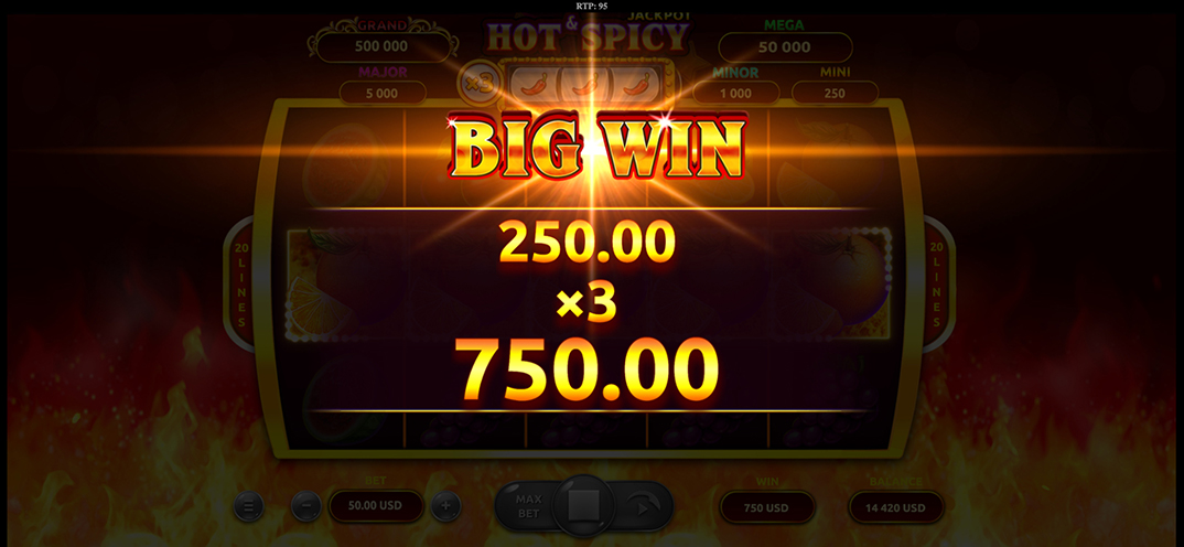Hot and Spicy Jackpot gameplay screenshot 2