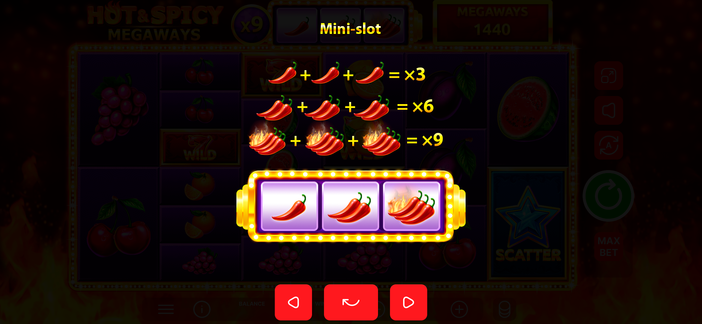 Hot and Spicy Megaways gameplay screenshot 1