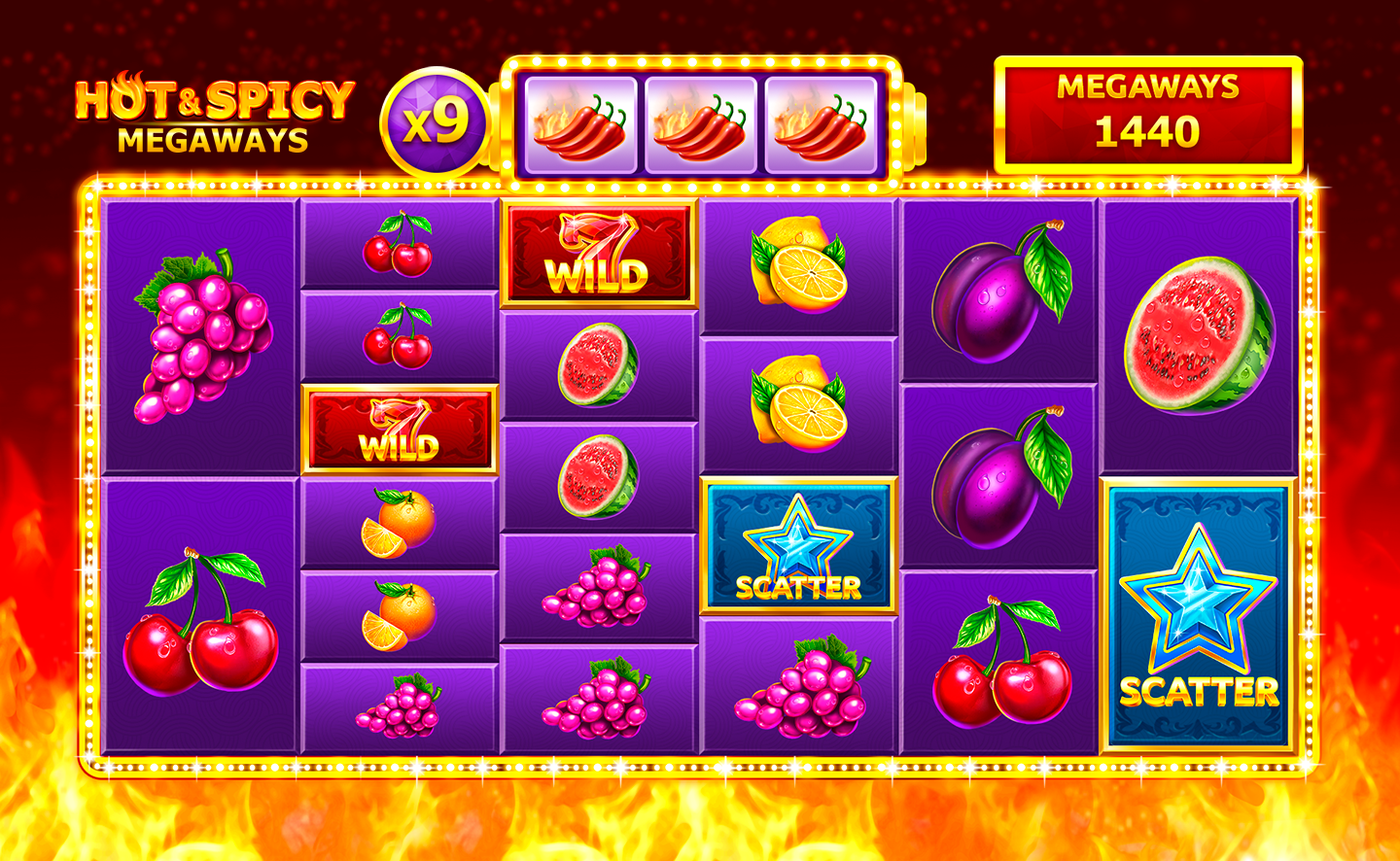 Hot and Spicy Megaways gameplay screenshot 3