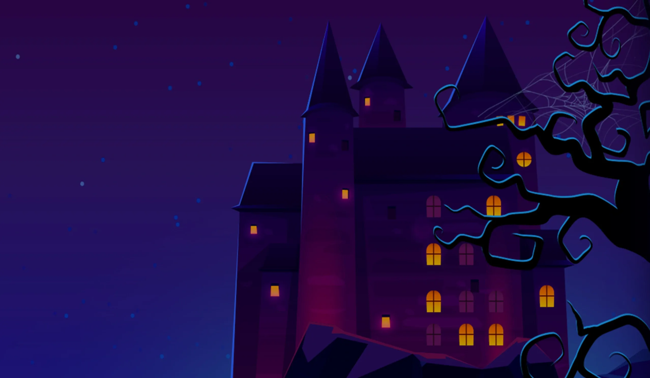 Jack Potter Halloween desktop action banner background