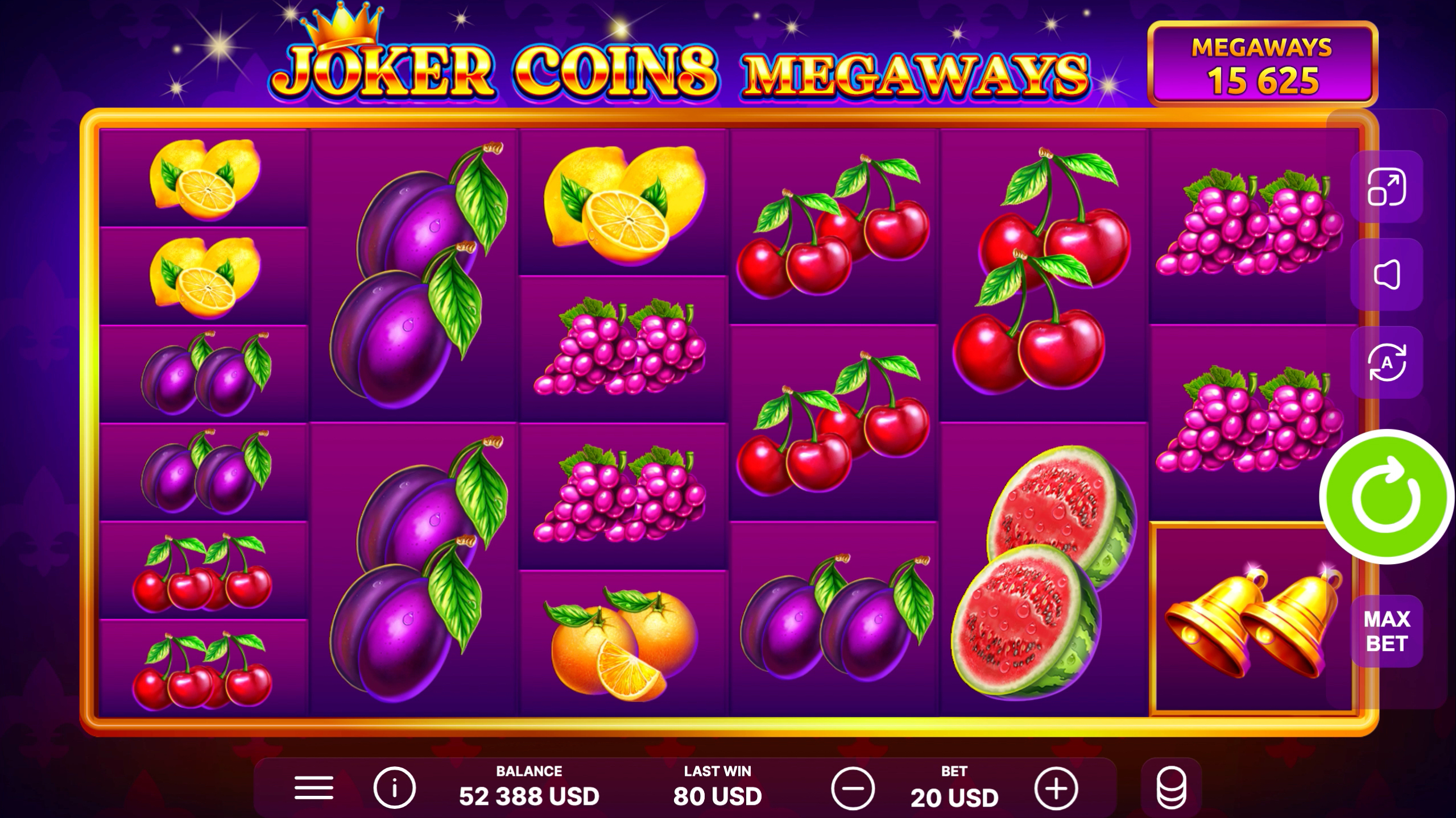 Joker Coins Megaways gameplay screenshot 1
