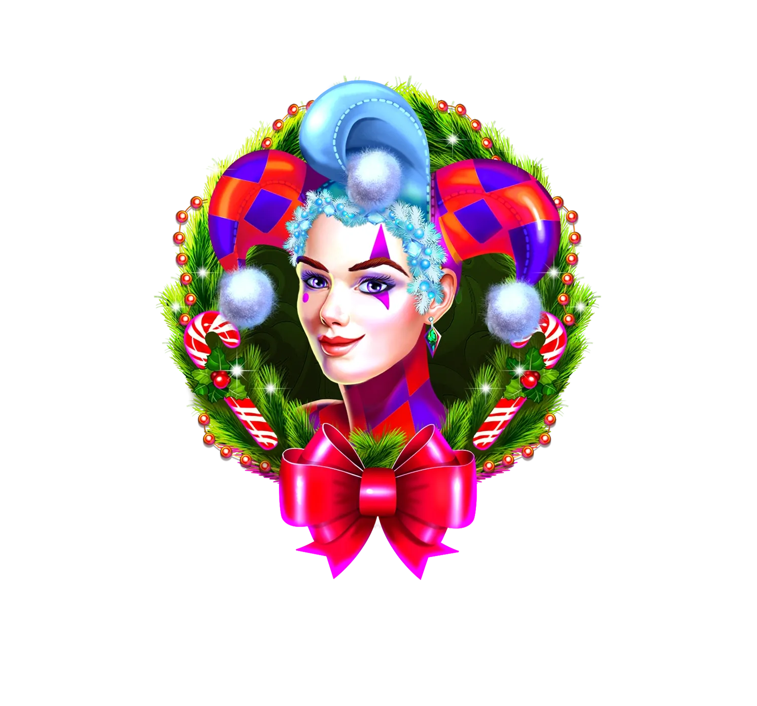 Joker Coins X-MAS desktop action banner character