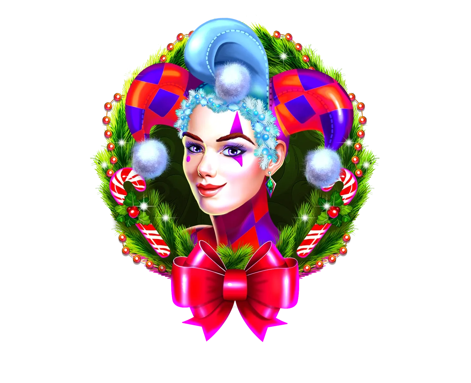Joker Coins X-MAS tablet action banner character