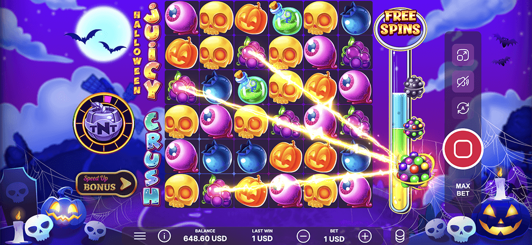 Juicy Crush Halloween gameplay screenshot 3