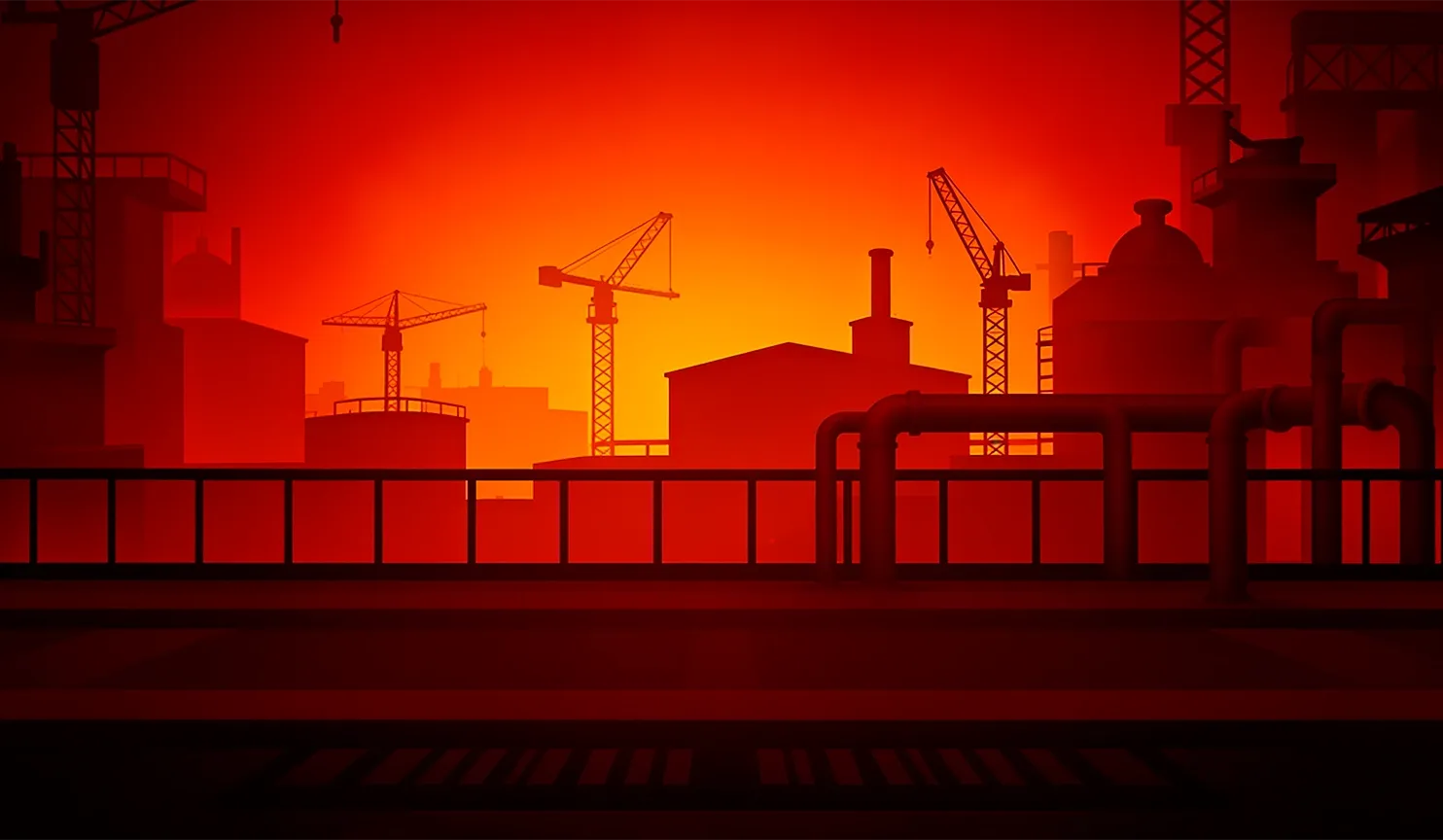Labour Day Rush mobile action banner background