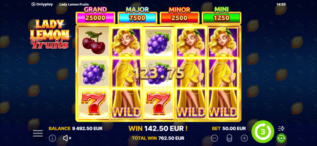 Lady Lemon Fruits gameplay screenshot 2