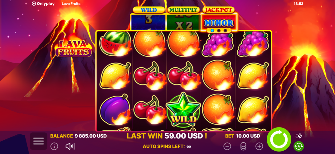 Lava Fruits gameplay screenshot 2