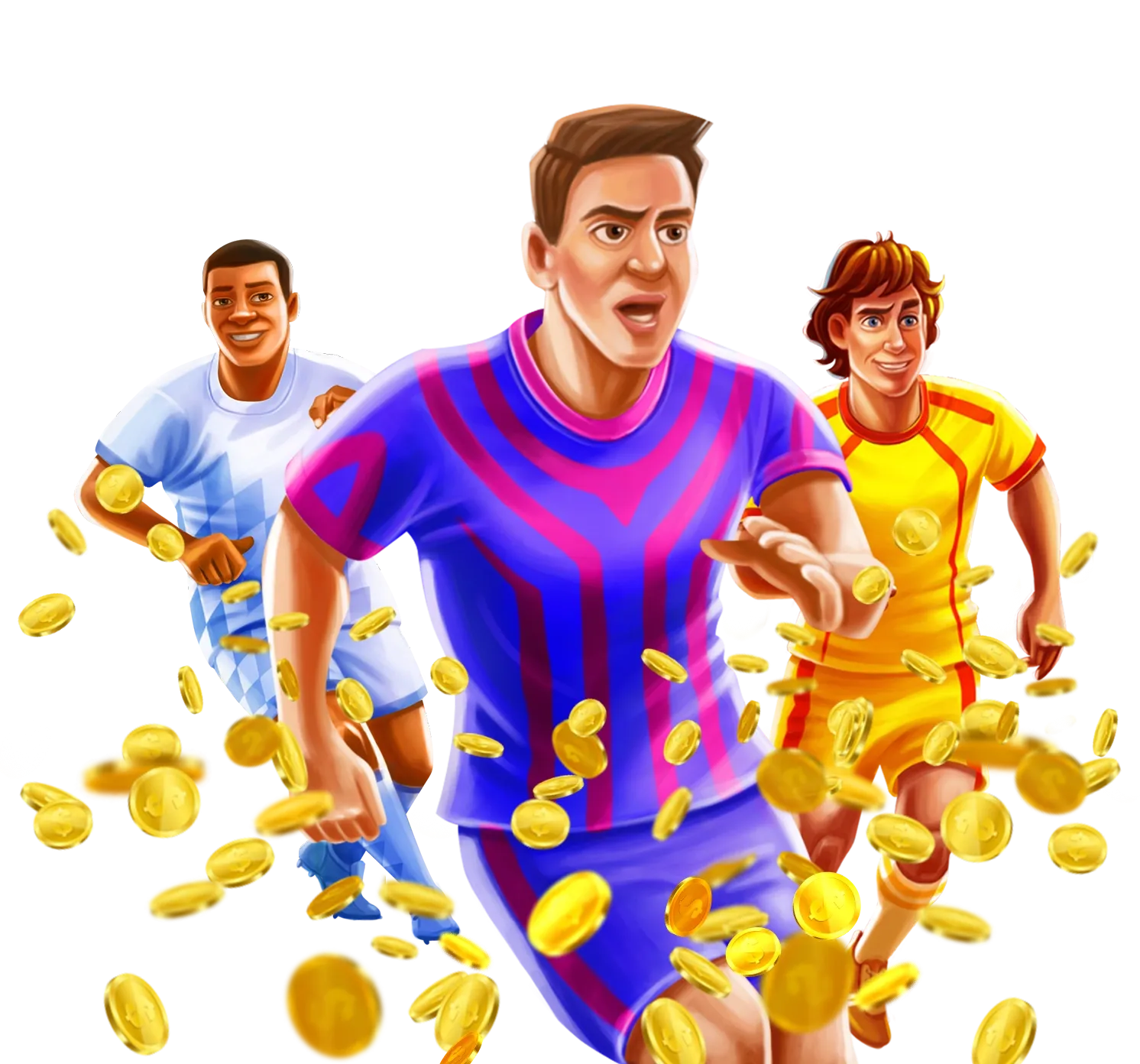 Liga Fortuna Megaways PRO desktop action banner character
