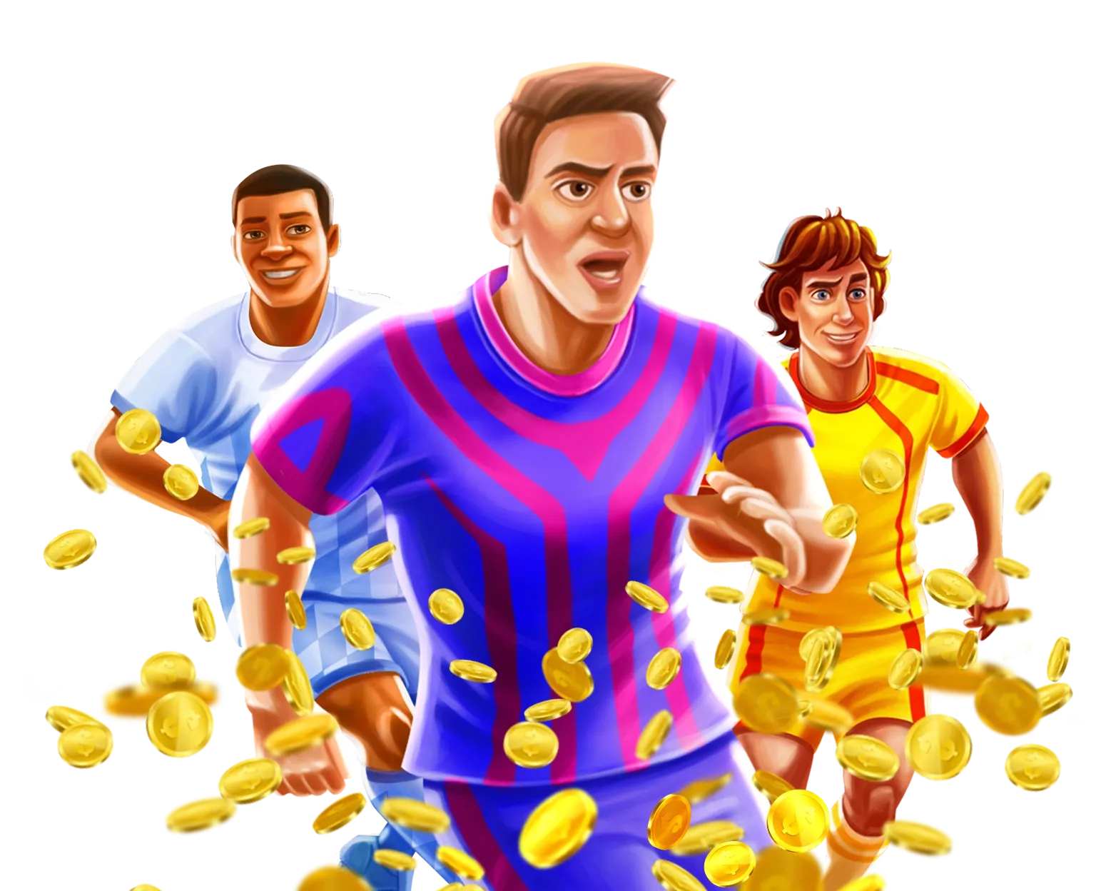 Liga Fortuna Megaways PRO tablet action banner character