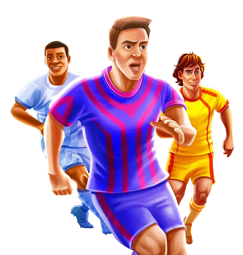 Liga Fortuna Megaways mobile action banner character