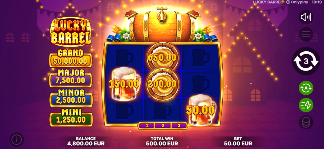 Lucky Barrel gameplay screenshot 1