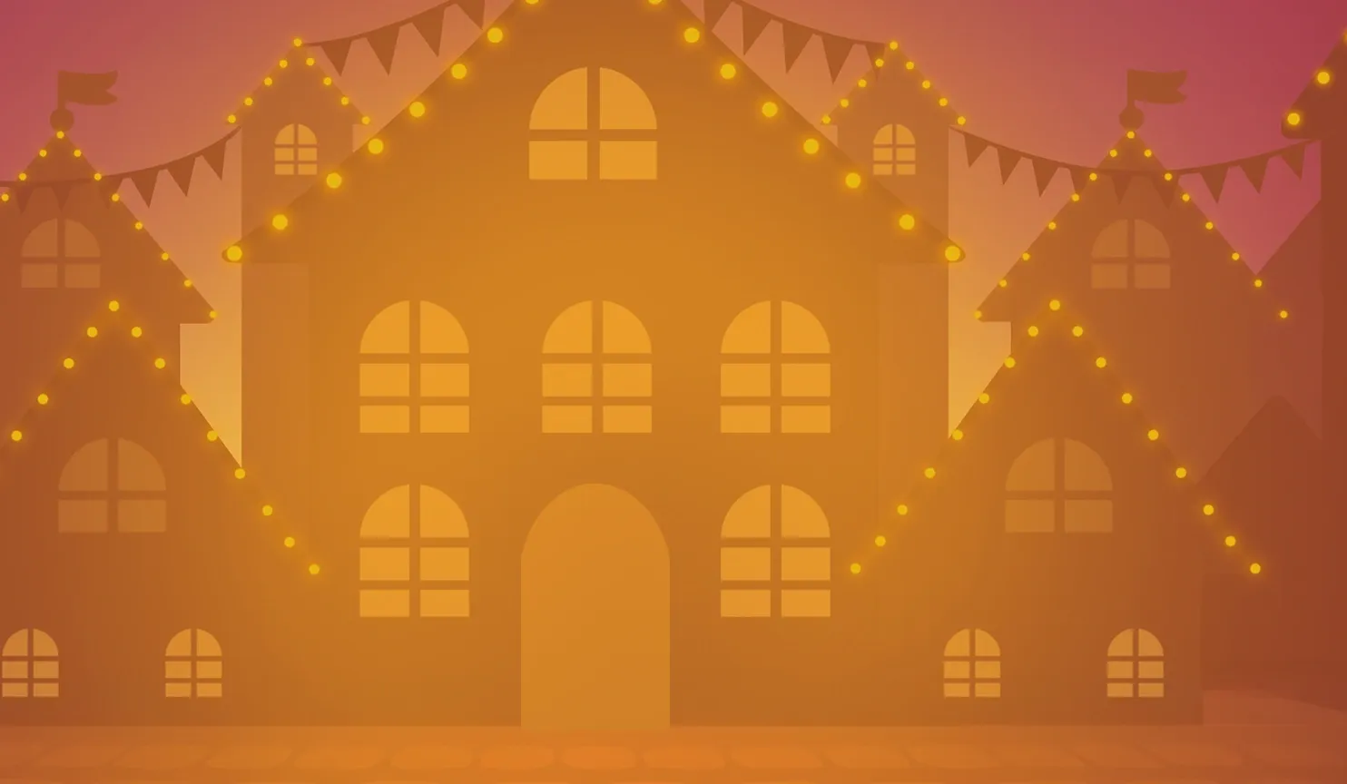Lucky Barrel mobile action banner background
