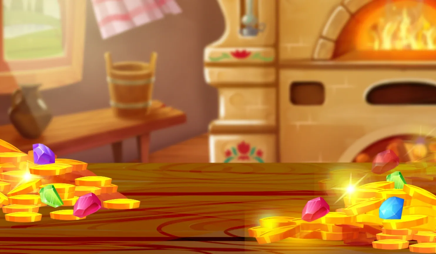 Lucky Borscht mobile action banner background