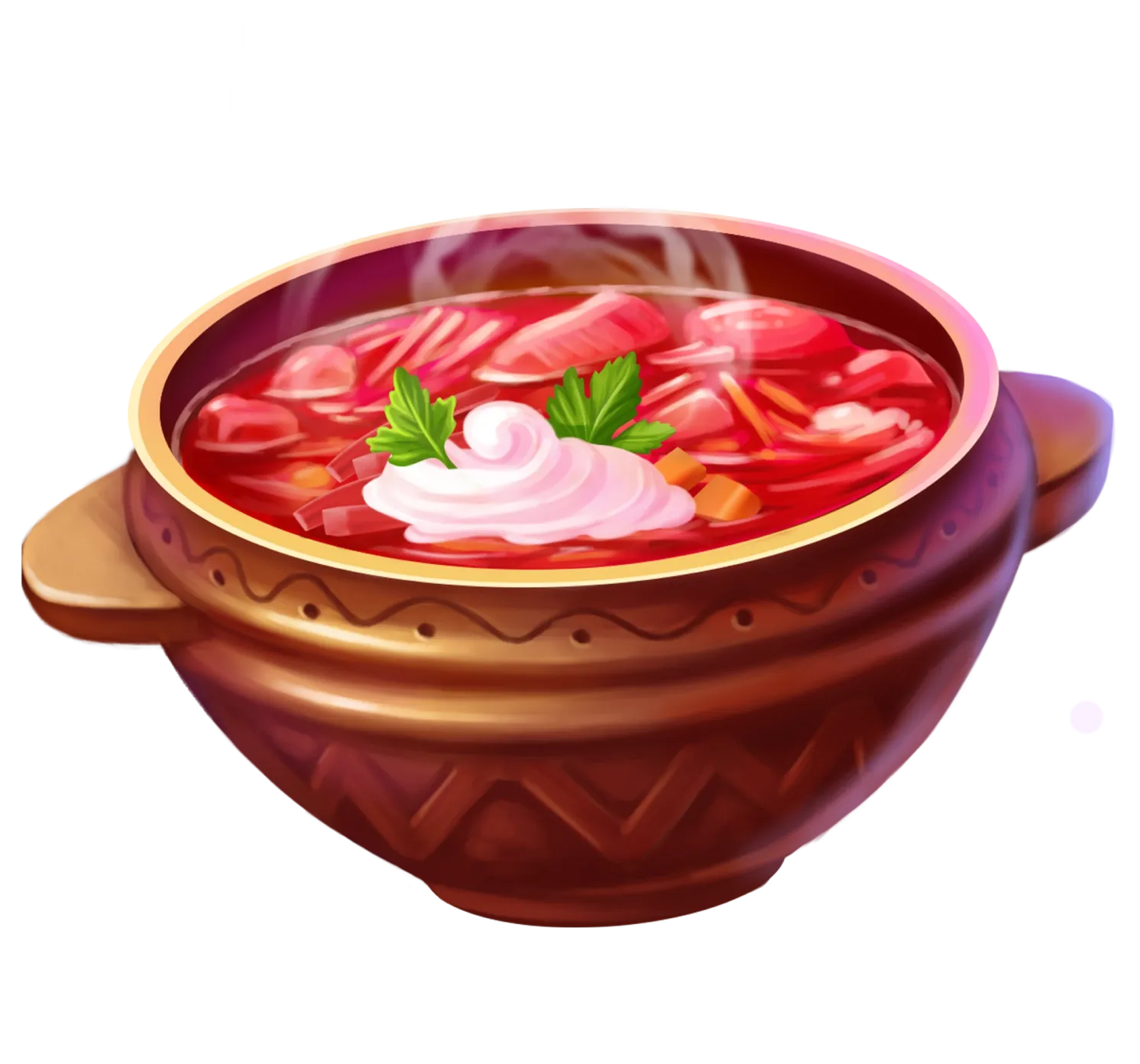 Lucky Borscht desktop action banner character
