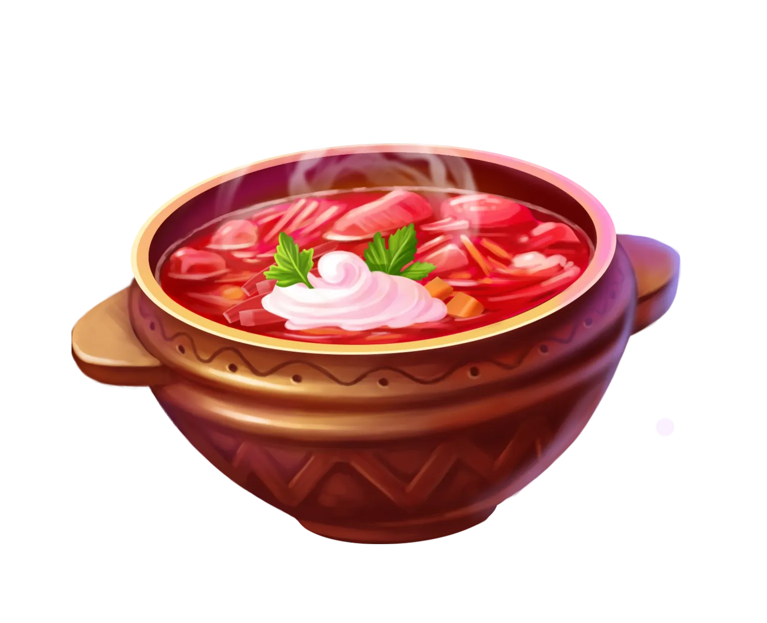Lucky Borscht tablet action banner character