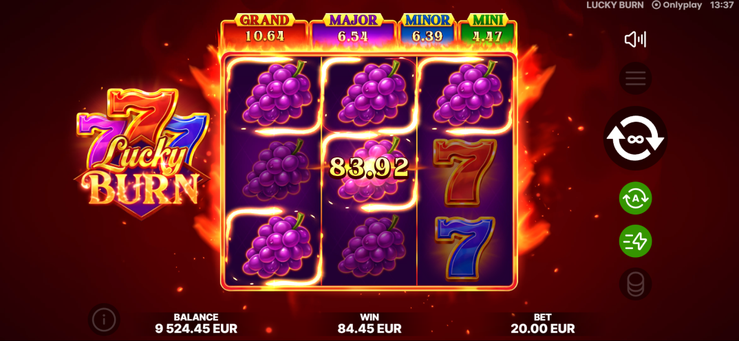 Lucky Burn gameplay screenshot 1